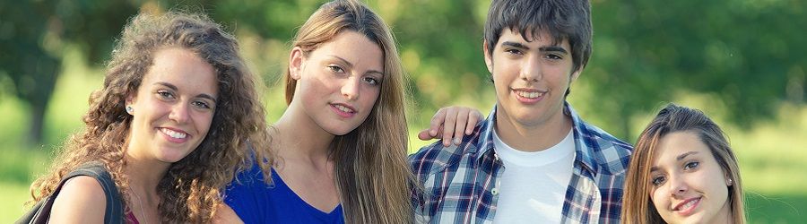 Jóvenes en St.Tiernan's (Dublín) con monitor